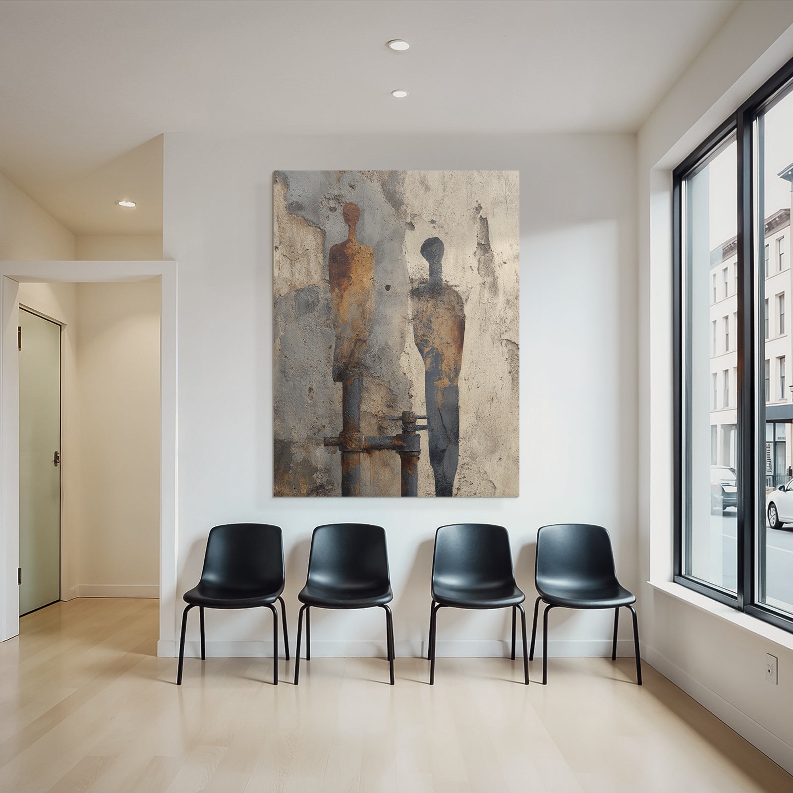 Menschen Figuren Wand Malerei