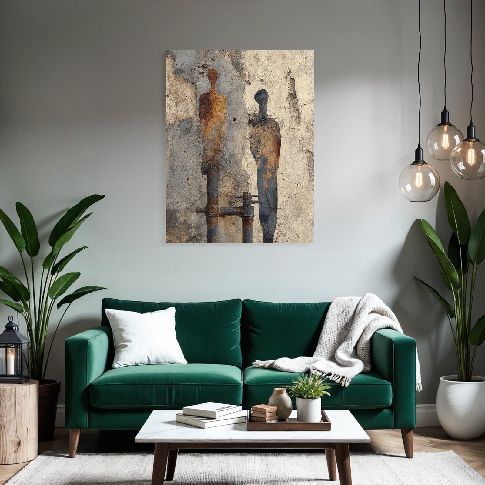 Menschen Figuren Wand Malerei