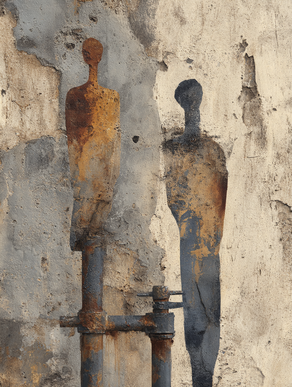  Menschen Figuren Wand Malerei | Industrial | Einrichtungsstile