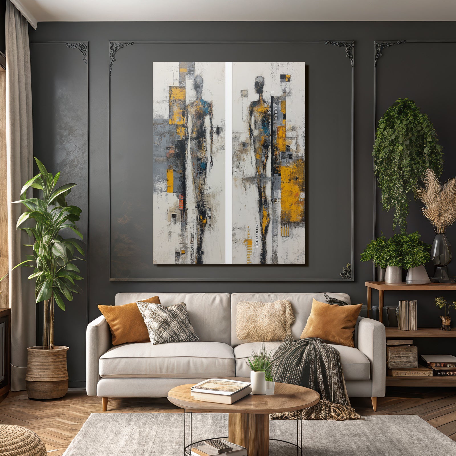 Moderne Kunst Abstrakte Figuren Geometrische Formen