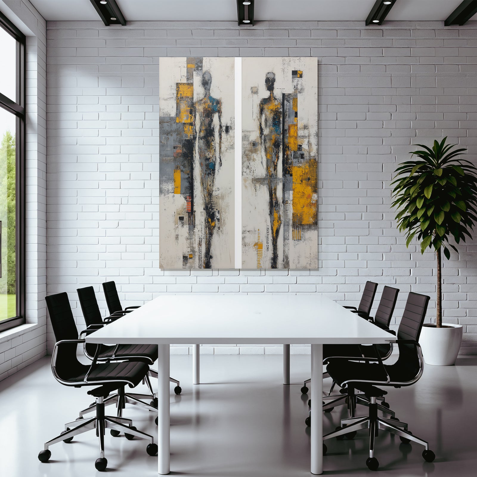 Moderne Kunst Abstrakte Figuren Geometrische Formen