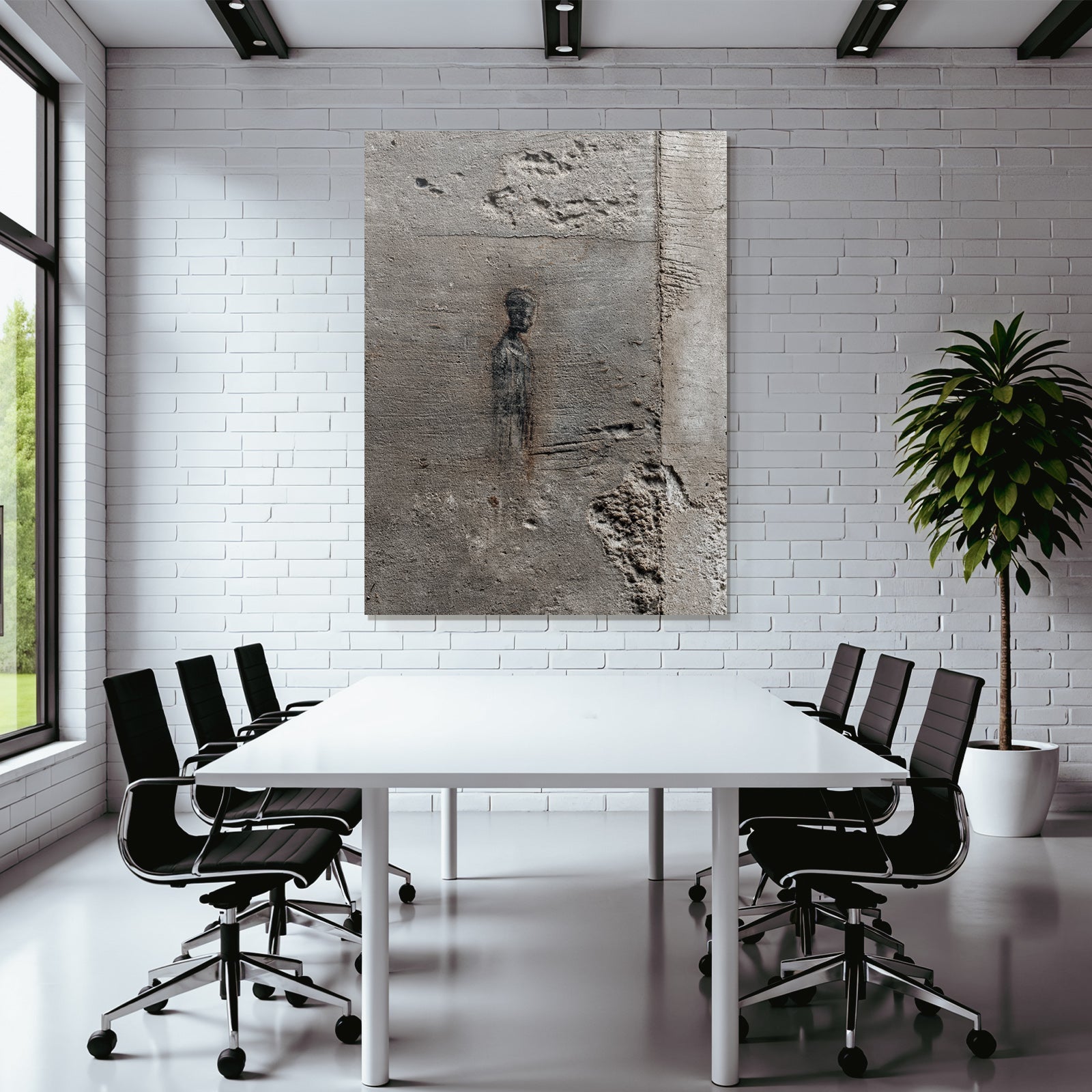 Strukturierter Beton Mauer Zeichnung