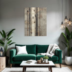 Texture Betonwand Mit Rohren Und Silhouetten