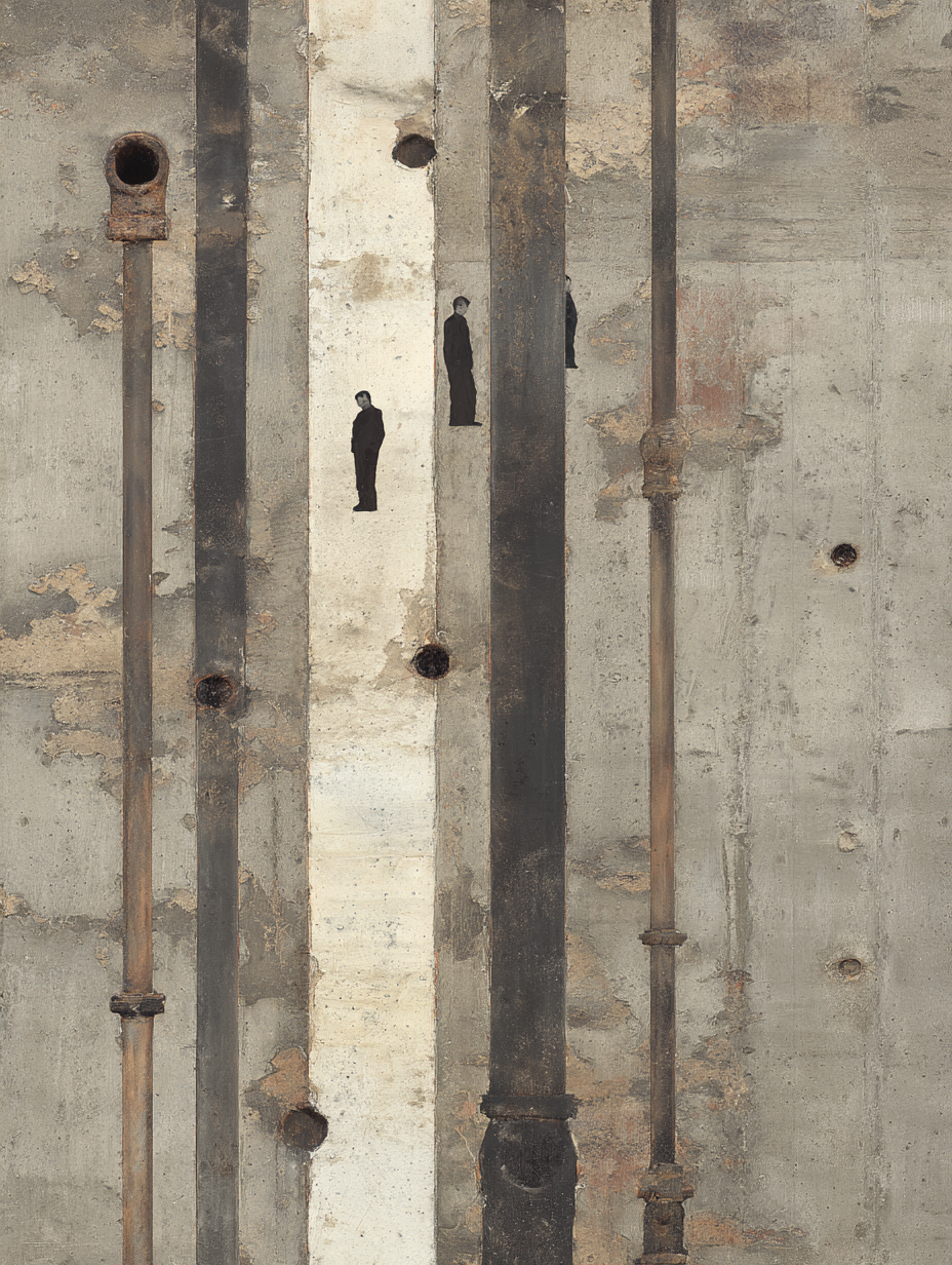  Texture Betonwand Mit Rohren Und Silhouetten | Industrial | Einrichtungsstile