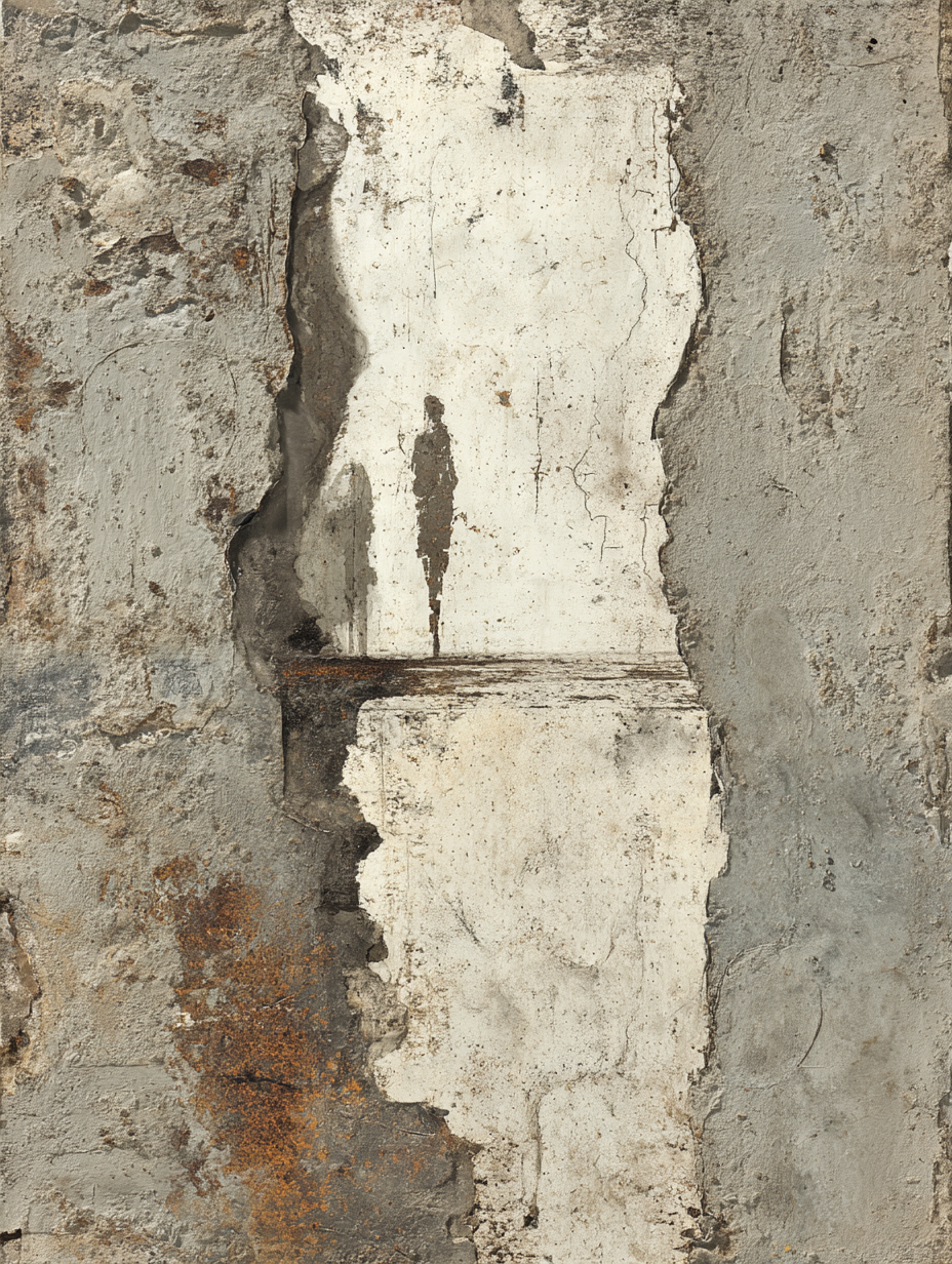  Texturierte Wand Grau Weiss Rot | Industrial | Einrichtungsstile