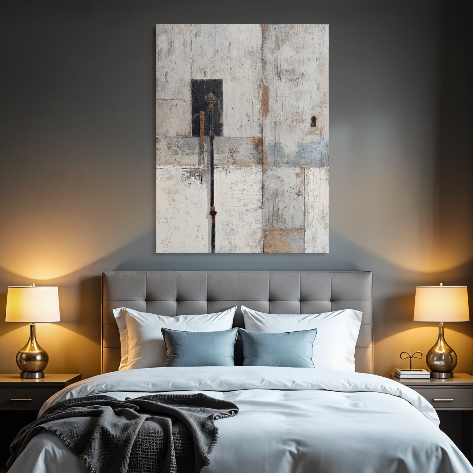 Wetter Holz Texturen Schwarzes Feld Schloss Rustikal