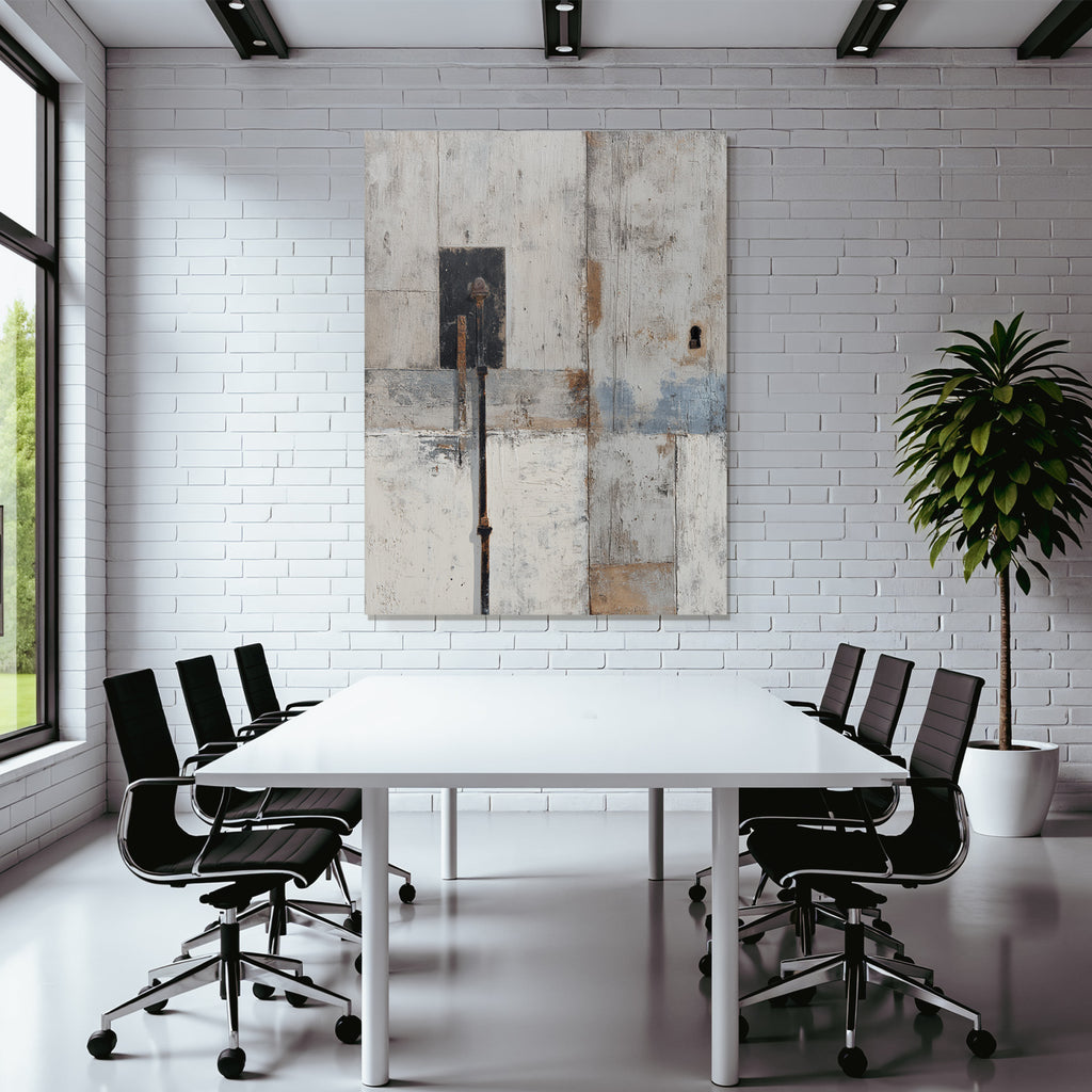 Wetter Holz Texturen Schwarzes Feld Schloss Rustikal
