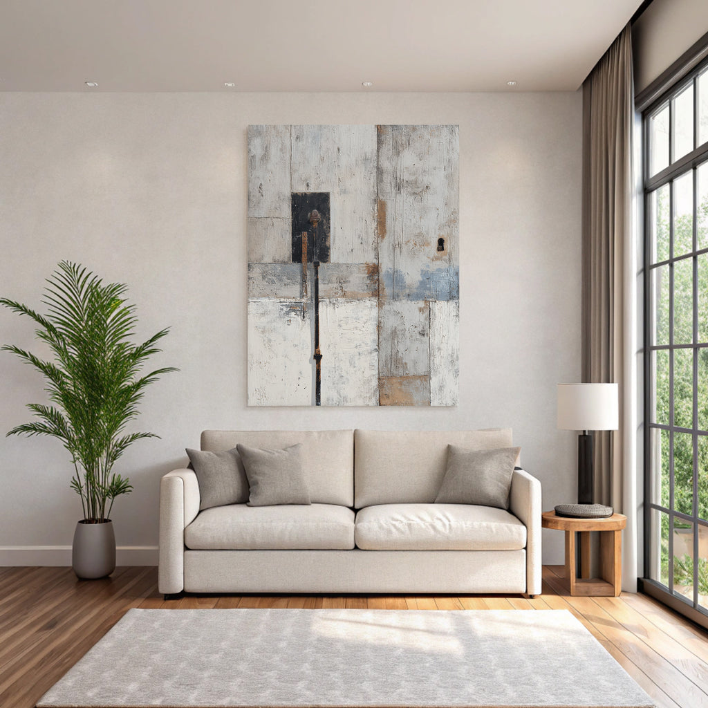 Wetter Holz Texturen Schwarzes Feld Schloss Rustikal