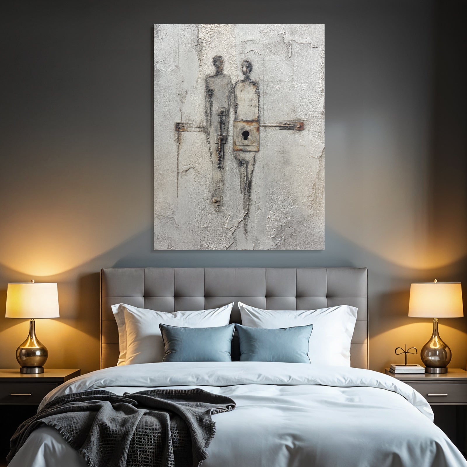 Abstract Figuren Meldungssymbolik