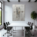 Abstract Figuren Meldungssymbolik