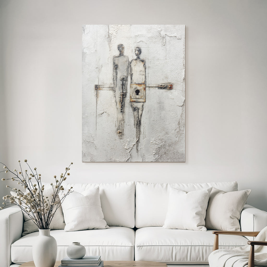 Abstract Figuren Meldungssymbolik