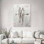 Abstract Figuren Meldungssymbolik