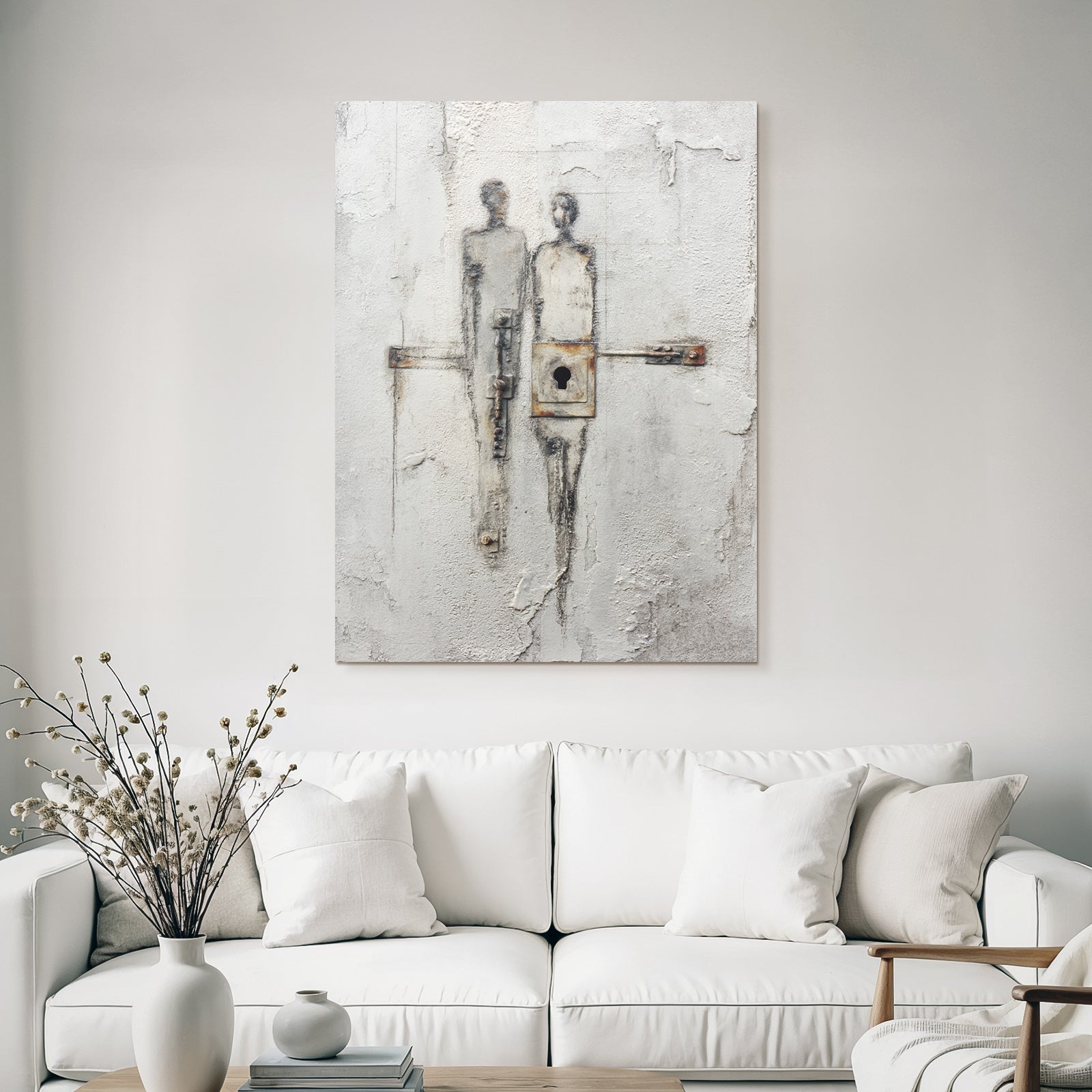 Abstract Figuren Meldungssymbolik