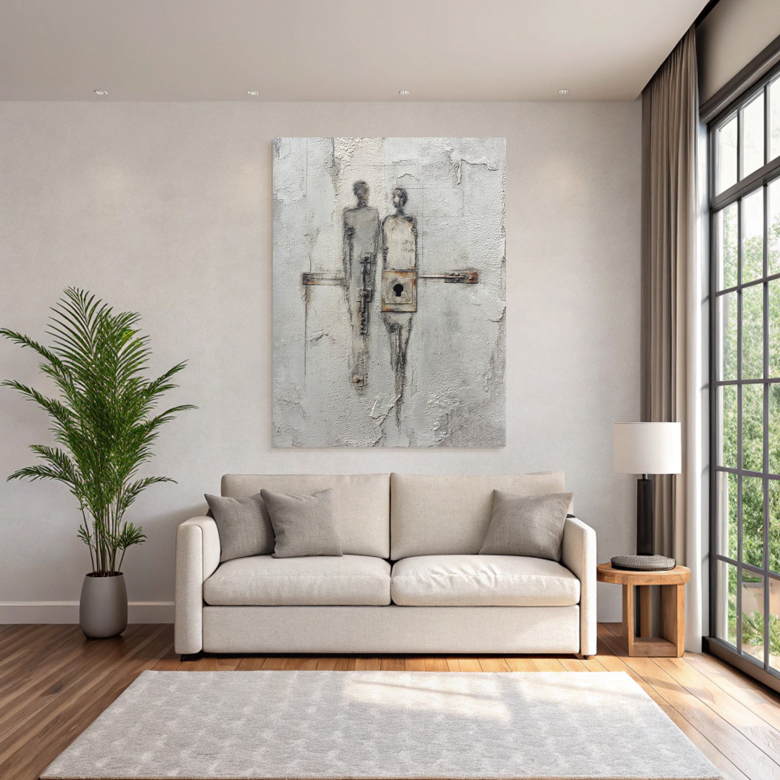 Abstract Figuren Meldungssymbolik