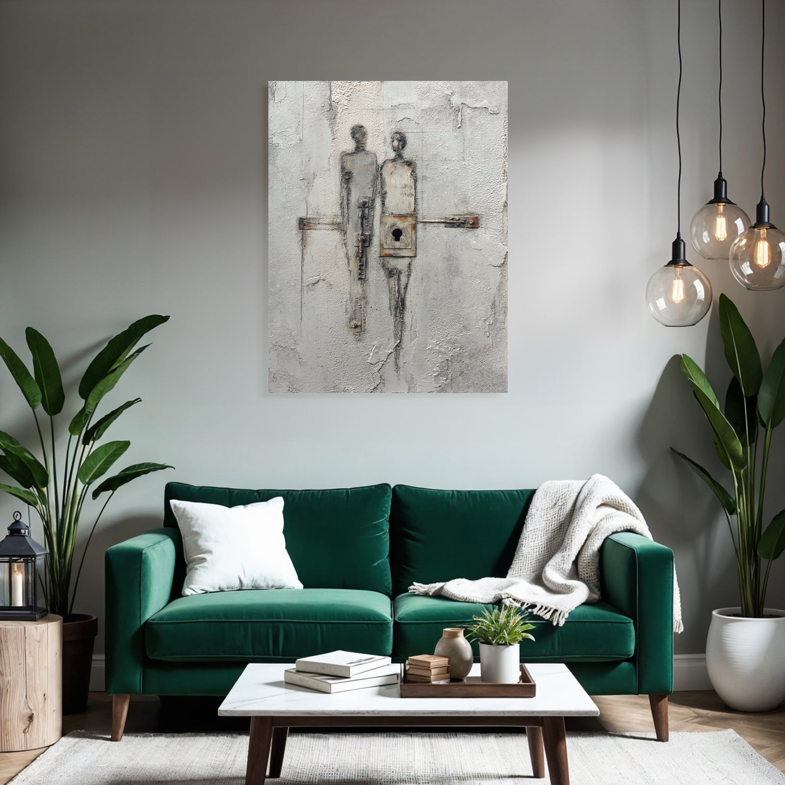 Abstract Figuren Meldungssymbolik