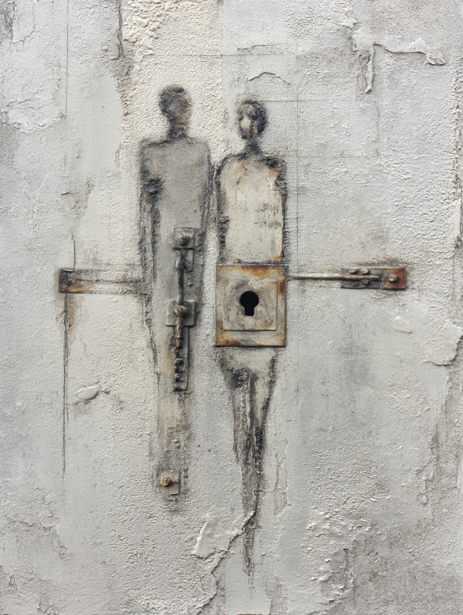 Abstract Figuren Meldungssymbolik | Industrial | Einrichtungsstile