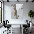 Abstracte Komposition Mit Texturen Und Farben Grau Weiss Rost