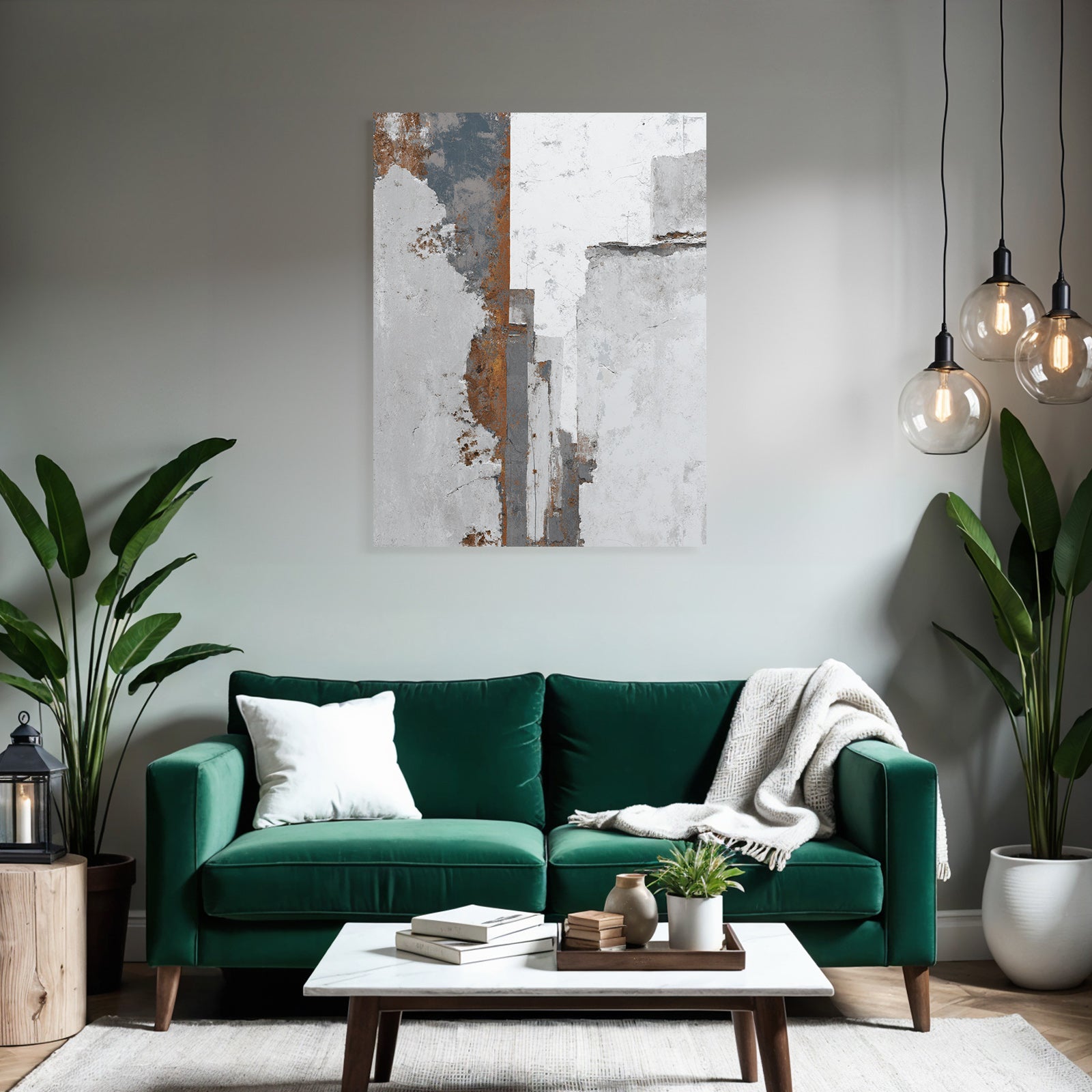 Abstracte Komposition Mit Texturen Und Farben Grau Weiss Rost