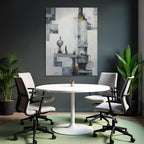 Abstrakte Architektur Menschliche Figur Modern Industrial