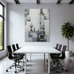Abstrakte Architektur Menschliche Figur Modern Industrial