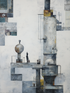 Abstrakte Architektur Menschliche Figur Modern Industrial | Industrial | Einrichtungsstile