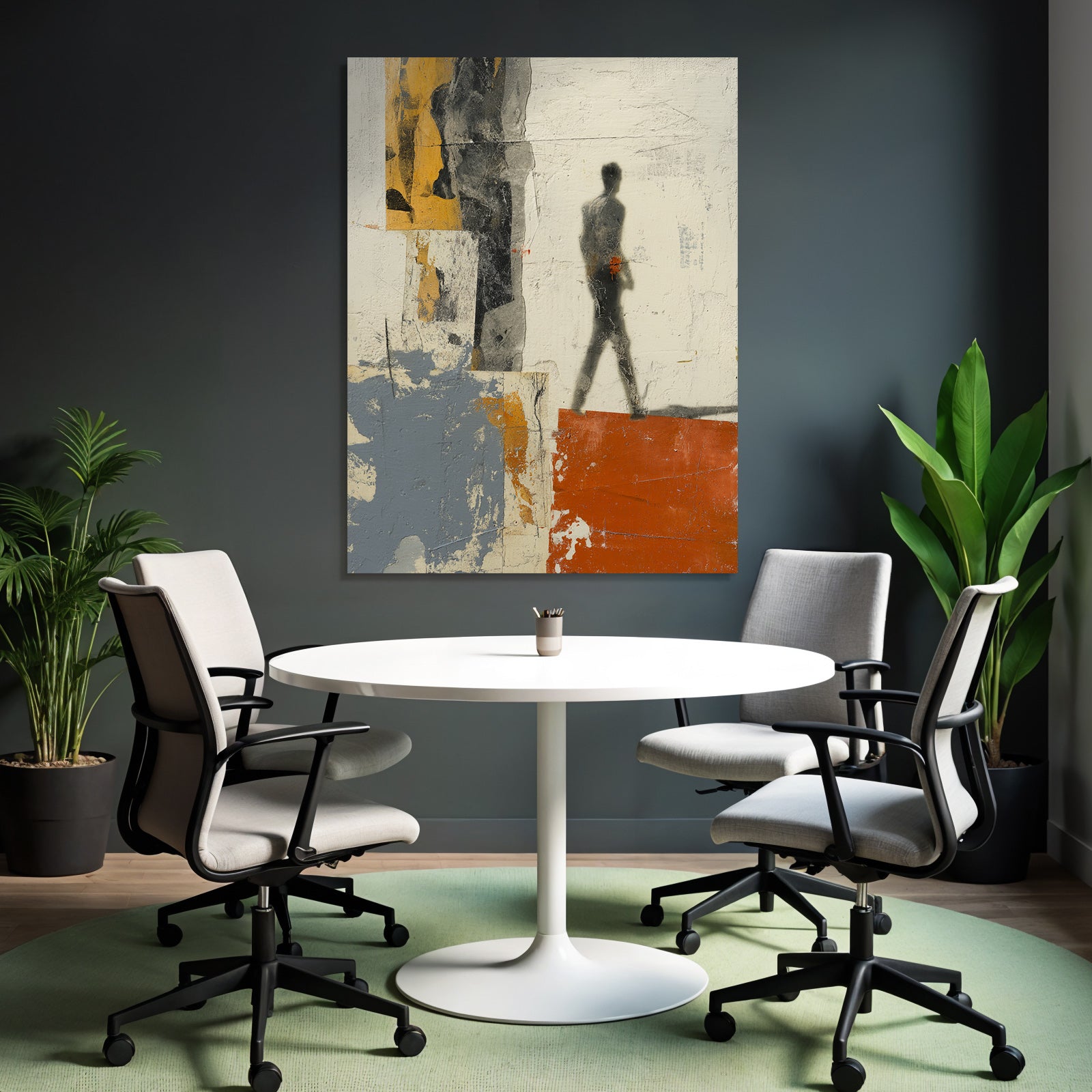 Abstrakte Darstellung Mit Texturen Und Farben