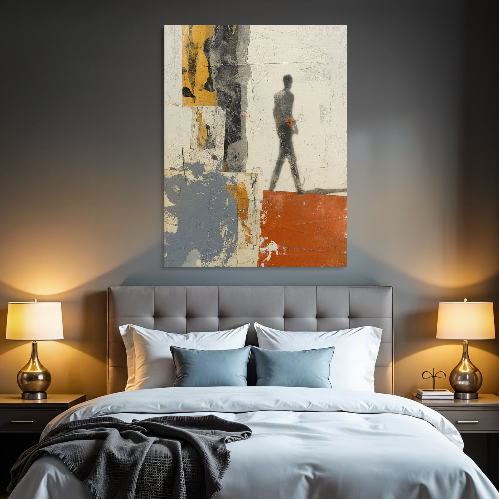 Abstrakte Darstellung Mit Texturen Und Farben
