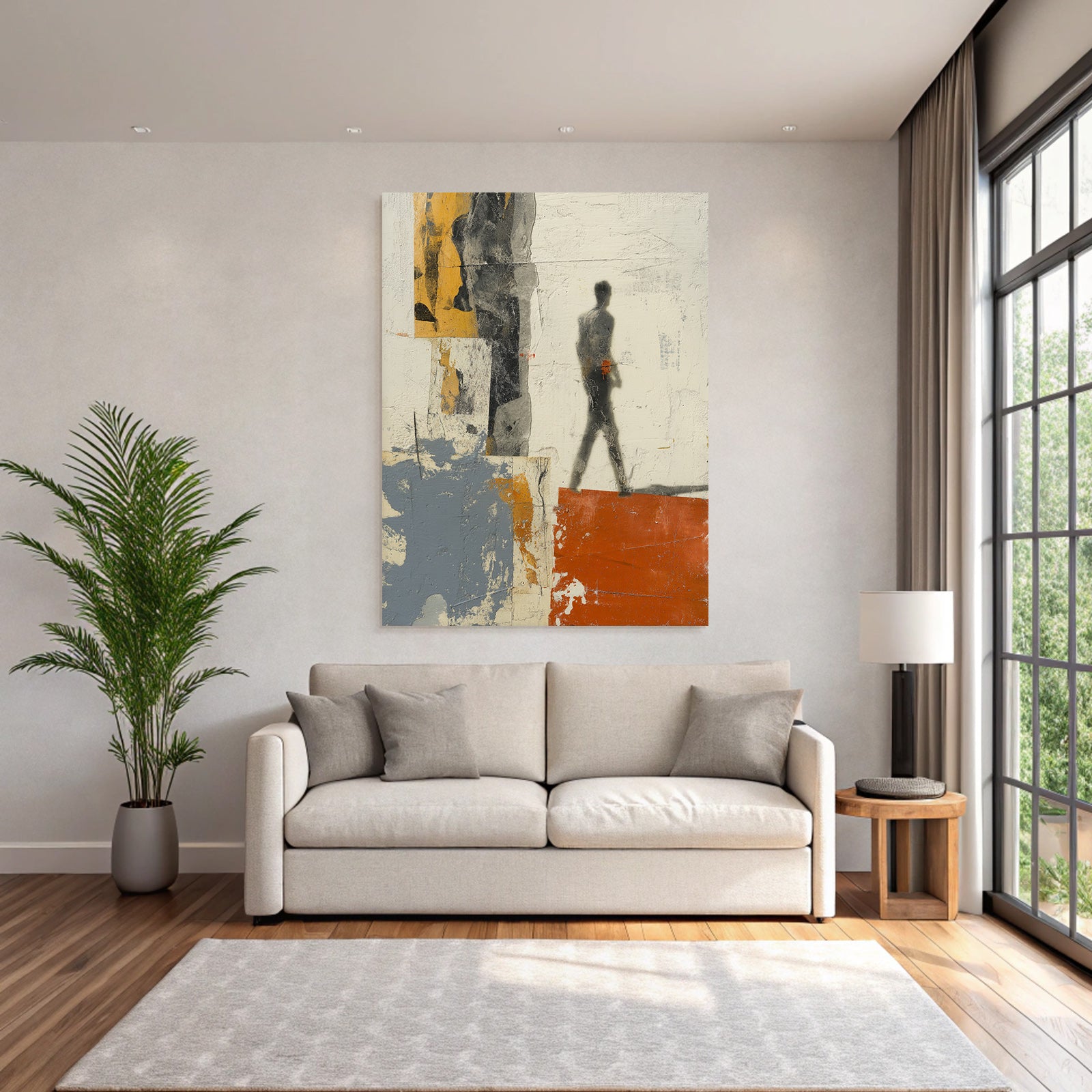 Abstrakte Darstellung Mit Texturen Und Farben