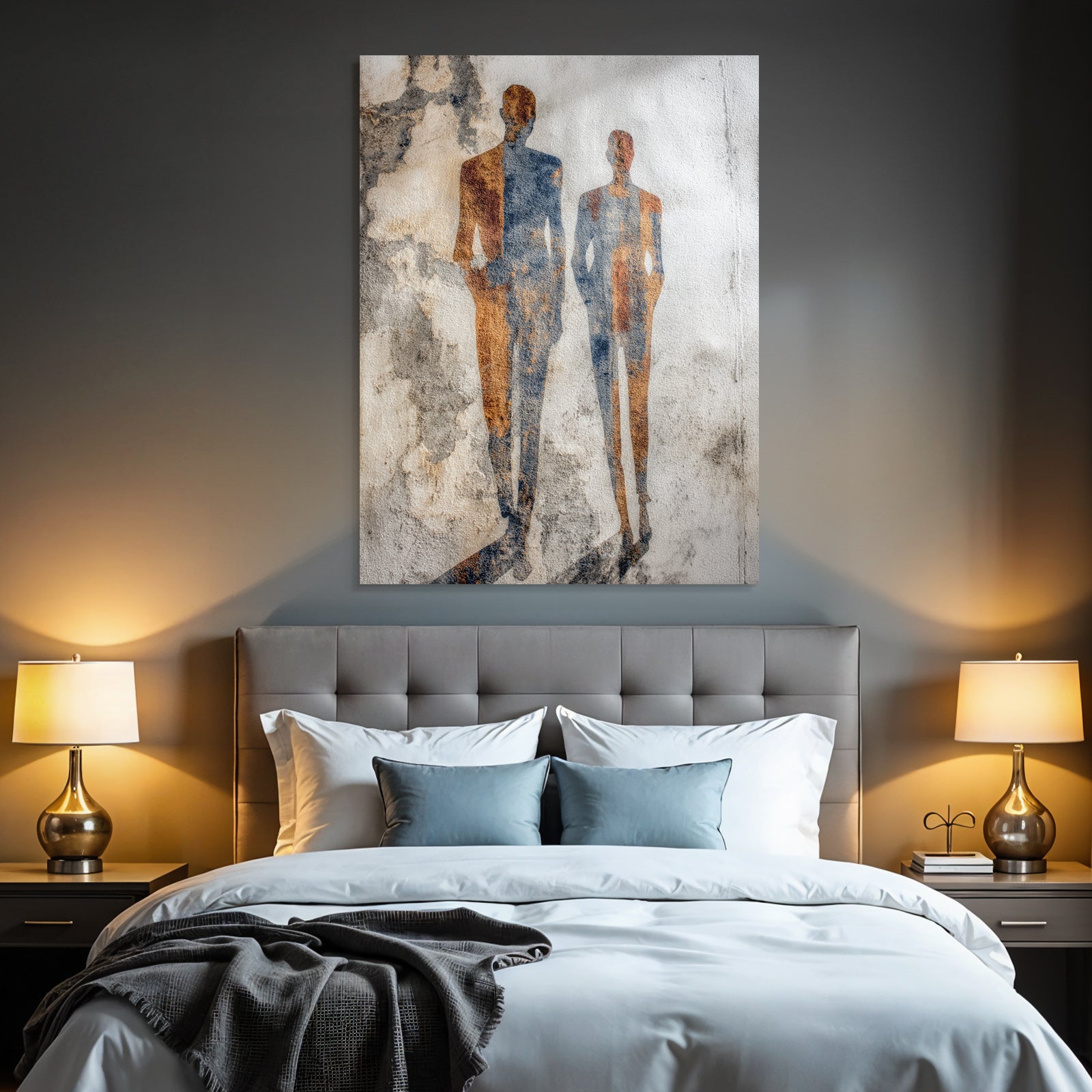 Abstrakte Figuren Farben Mix