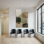 Abstract Design Colored Organic Shapes Modern Artistic Style