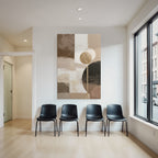 Abstract Illustration Earthy Tones Shapes