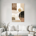 Abstract Illustration Earthy Tones Shapes