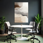 Abstrakte Farben Komposition Sanfte Hues Beige Braun Grau