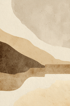 Abstrakte Gitarre Illustration Mit Texturen Und Organischen Formen | Japandi | Einrichtungsstile
