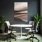 Abstrakte Illustration Horizontale Farbschichten Landschaft