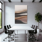 Abstrakte Illustration Horizontale Farbschichten Landschaft