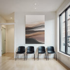 Abstrakte Illustration Horizontale Farbschichten Landschaft