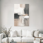 Abstract artistic representation with soft colors and textures