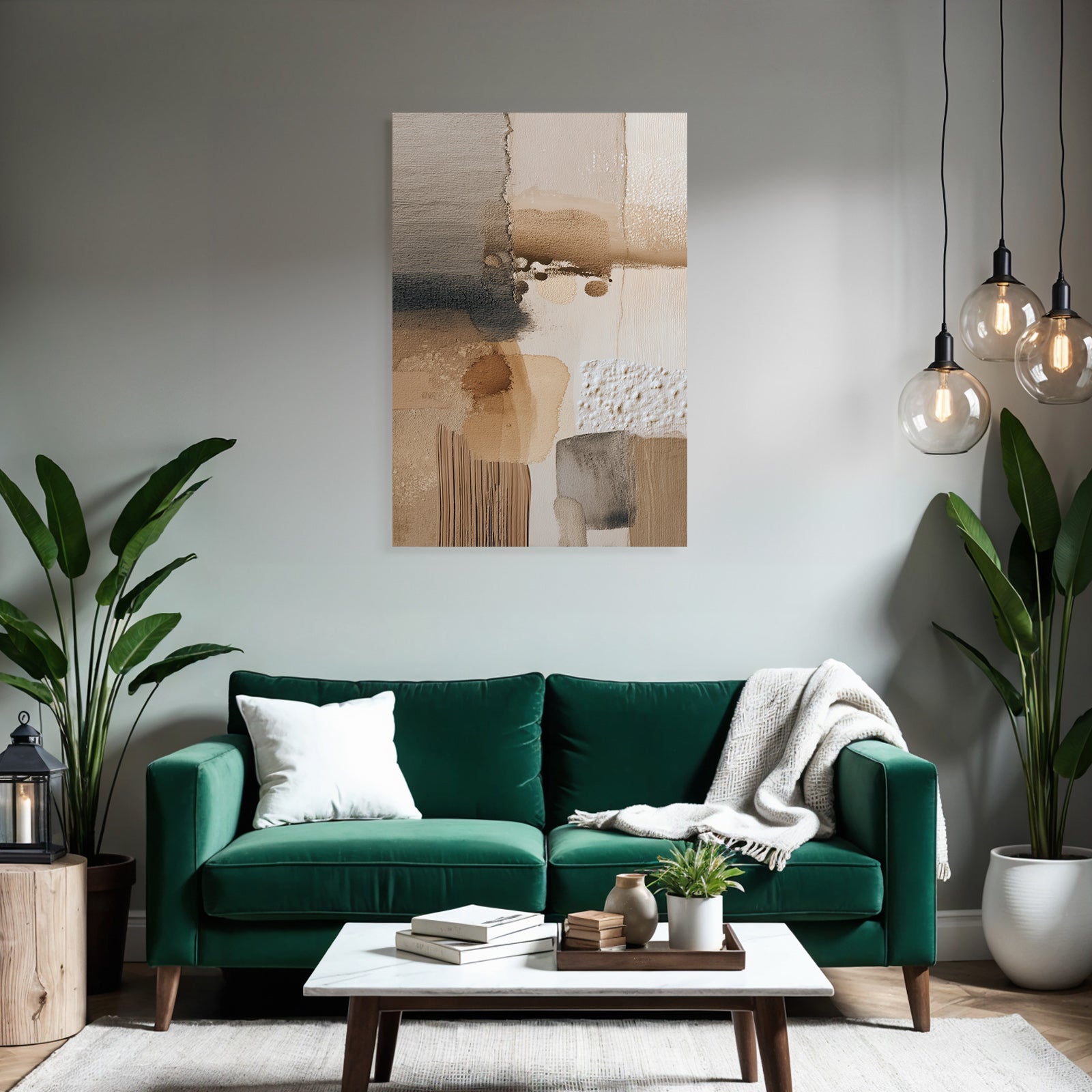 Abstract Art Earth Tones Textures