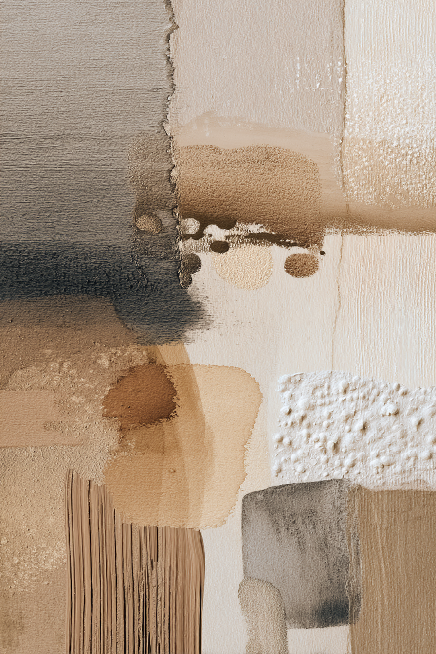 Abstrakte Kunst Erdfarben Texturen | Japandi | Einrichtungsstile