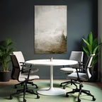 Abstrakte Kunst Mit Beige Und Gruen Textur Weich Und Gedaempft