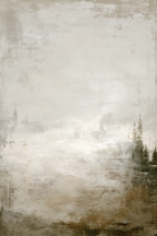 Abstrakte Kunst Mit Beige Und Gruen Textur Weich Und Gedaempft | Japandi | Einrichtungsstile