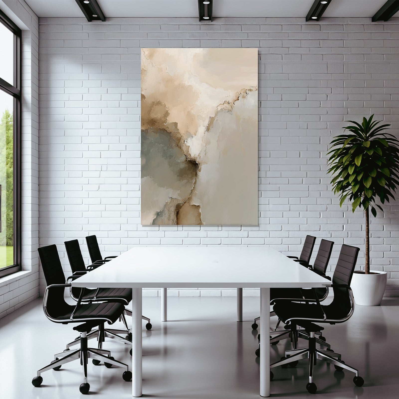 Abstrakte Kunst Mit Sanften Farben