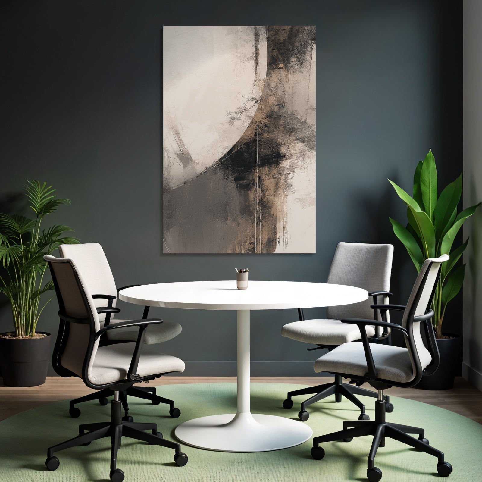 Abstract Art Neutral Tones Textures