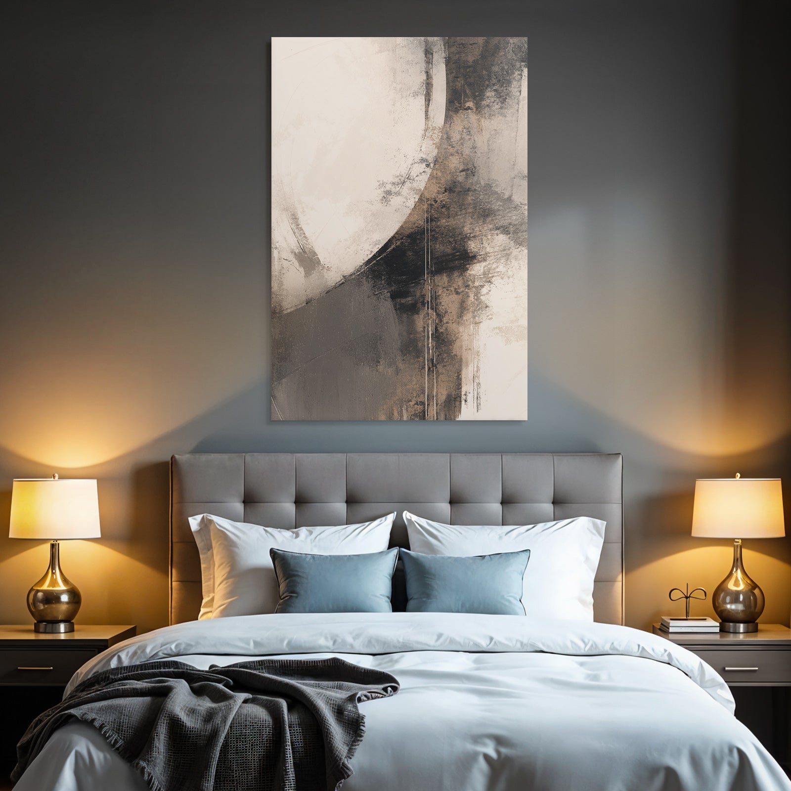 Abstract Art Neutral Tones Textures