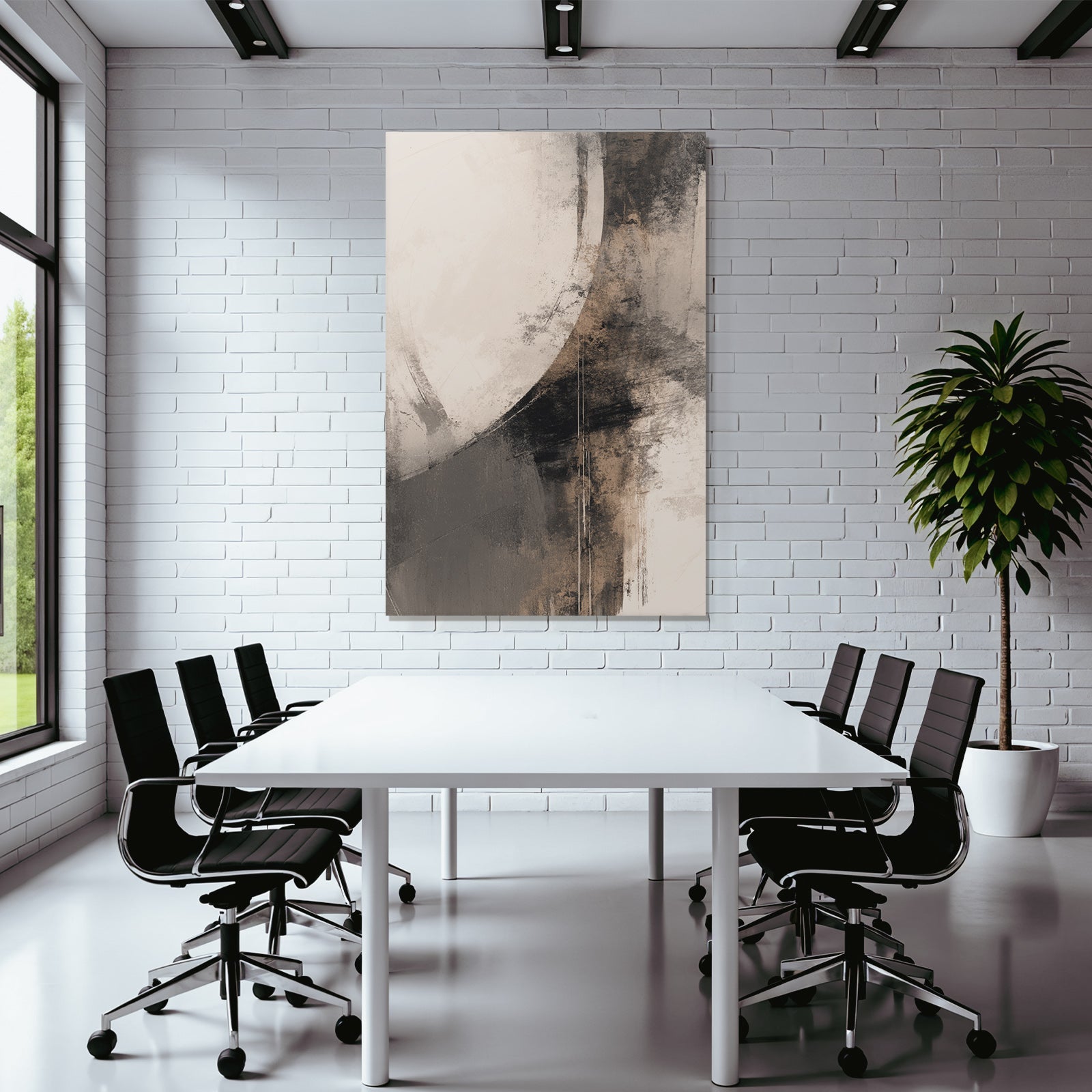 Abstract Art Neutral Tones Textures