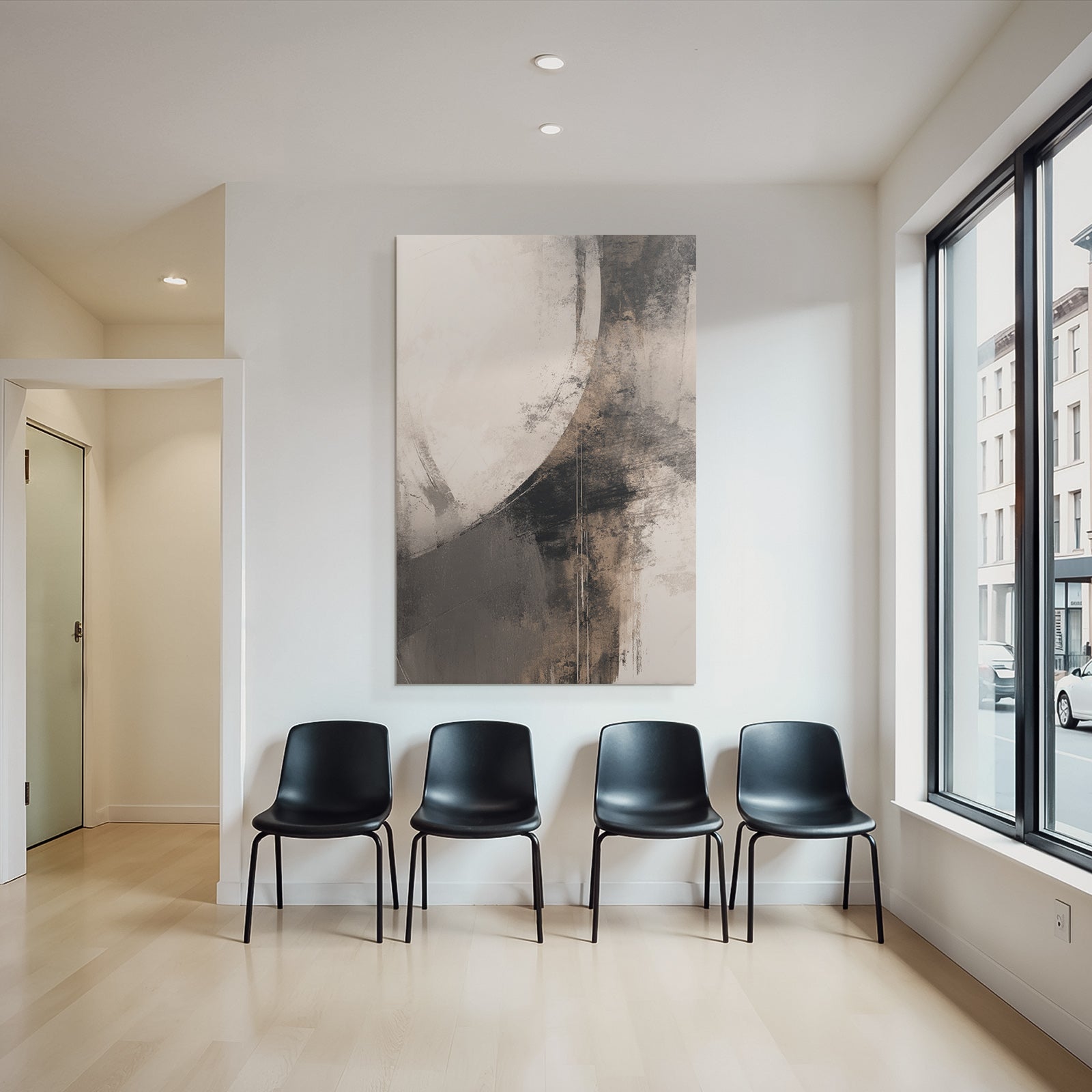Abstract Art Neutral Tones Textures