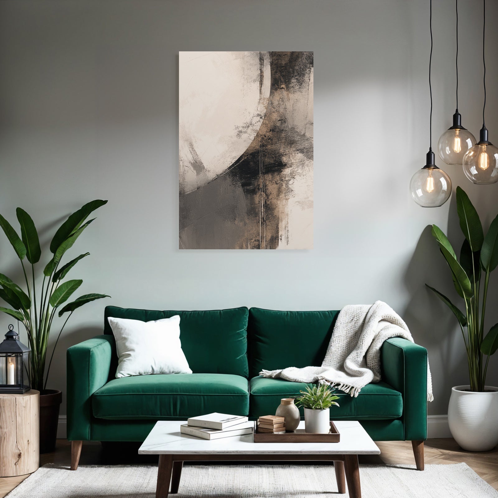 Abstract Art Neutral Tones Textures