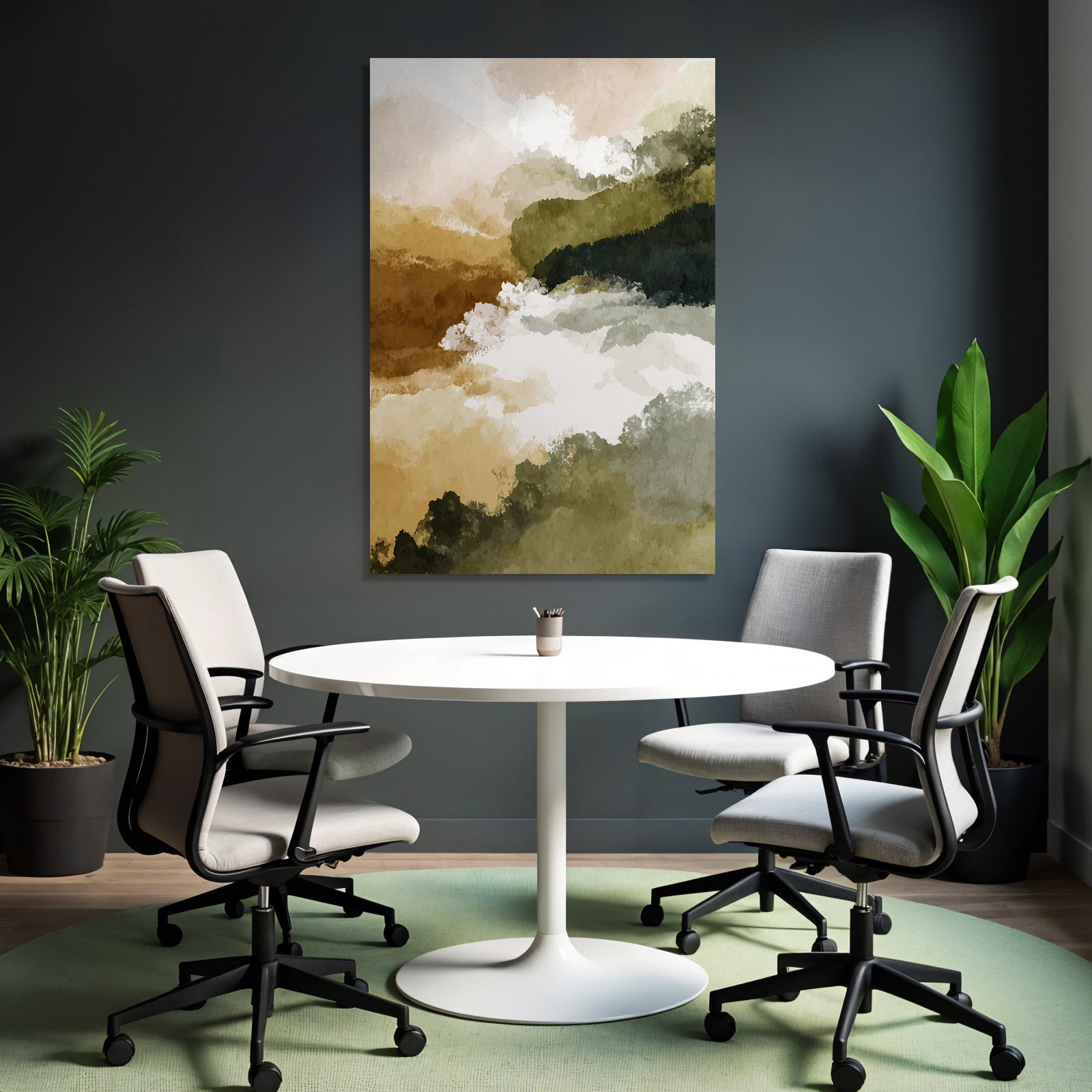 Abstract Landscape Soft Colors