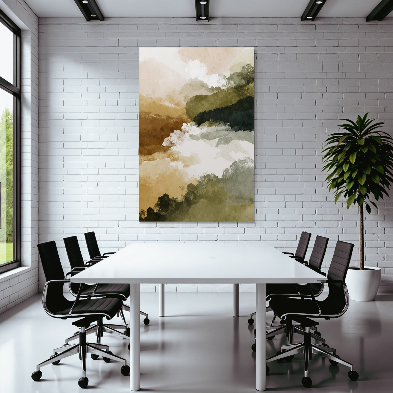 Abstract Landscape Soft Colors